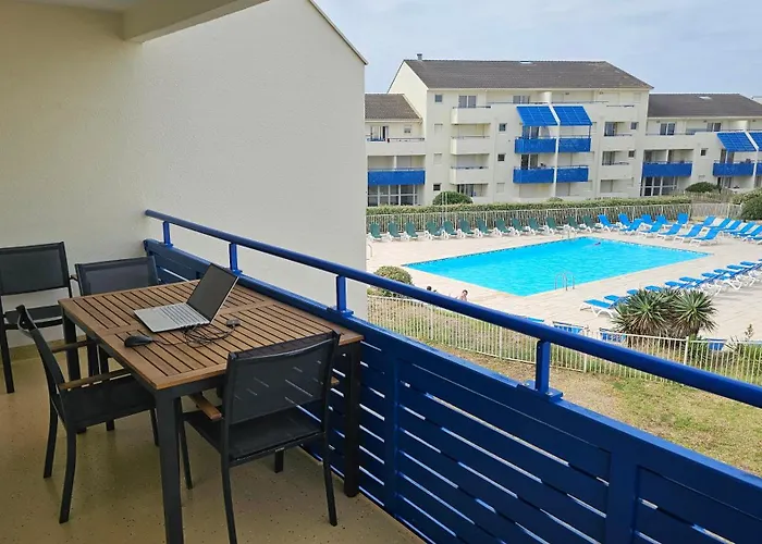 Lacanau, Residence Bleu Marine, Appartement 2E Etage, Exceptionnel Car Balcon Face Et Vue Ocean Avec Piscine ! Et Avec Parking Reserve